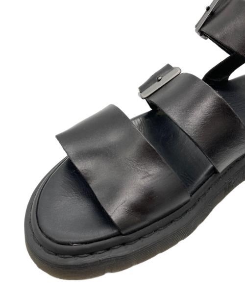 Dr.Martens（ドクターマーチン）Dr.Martens (ドクターマーチン) GRYPHON レザーサンダル　15695001 ブラック サイズ:8の古着・服飾アイテム