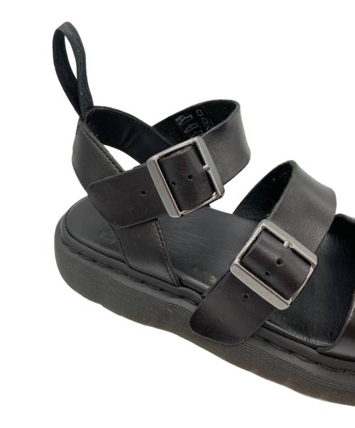Dr.Martens（ドクターマーチン）Dr.Martens (ドクターマーチン) GRYPHON レザーサンダル　15695001 ブラック サイズ:8の古着・服飾アイテム