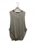 mizuiro-indミズイロインド）の古着「ノースリーブニットワンピース」｜グレー