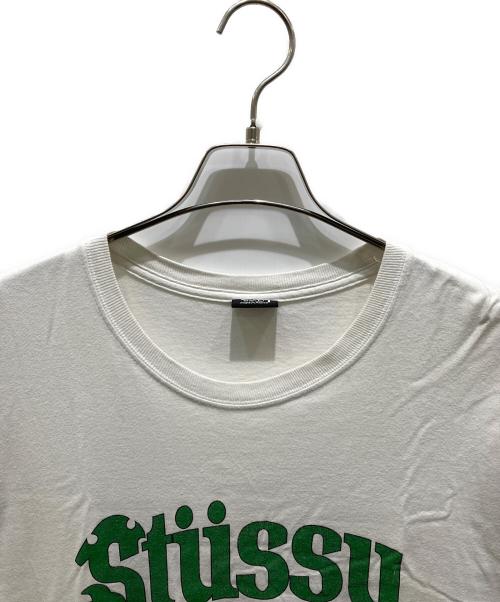 stussy（ステューシー）stussy (ステューシー) プリントTシャツ ホワイト サイズ:Lの古着・服飾アイテム