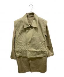 Dickies×Toironier（ディッキーズ×トワロニエ）の古着「Layered Trench Coat 3WAYトレンチコート」｜ベージュ