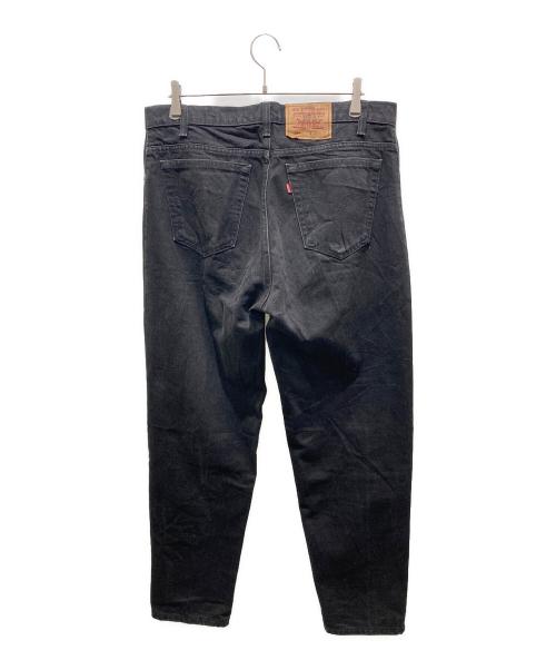 LEVI'S（リーバイス）LEVI'S (リーバイス) 後染め550ブラックデニムパンツ　ボタン裏217刻印 ブラック サイズ:W36の古着・服飾アイテム