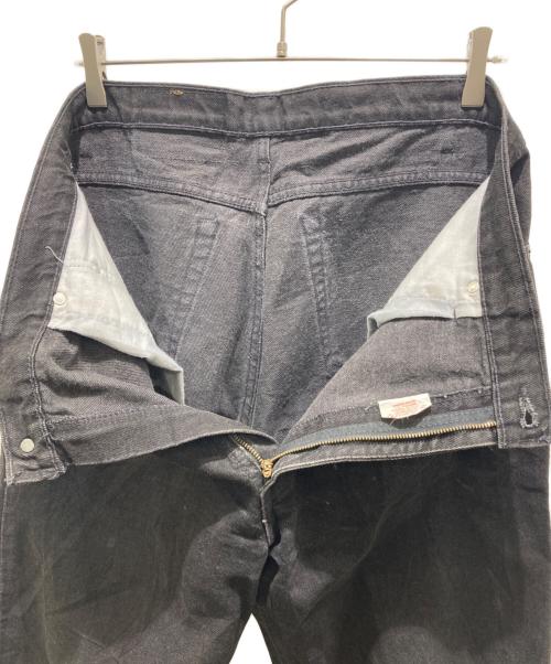 LEVI'S（リーバイス）LEVI'S (リーバイス) 後染め550ブラックデニムパンツ　ボタン裏217刻印 ブラック サイズ:W36の古着・服飾アイテム