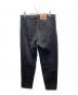 LEVI'S (リーバイス) 後染め550ブラックデニムパンツ　ボタン裏217刻印 ブラック サイズ:W36：8000円