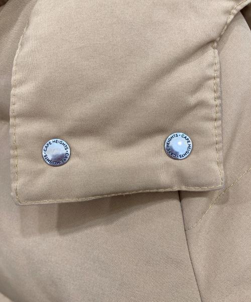 Cape HEIGHTS（ケープハイツ）Cape HEIGHTS (ケープハイツ) LUTAK 80/20クロス フード付き ダウンジャケット ベージュ サイズ:Sの古着・服飾アイテム