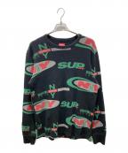 SUPREMEシュプリーム）の古着「NY Waffle Thermal」｜ブラック