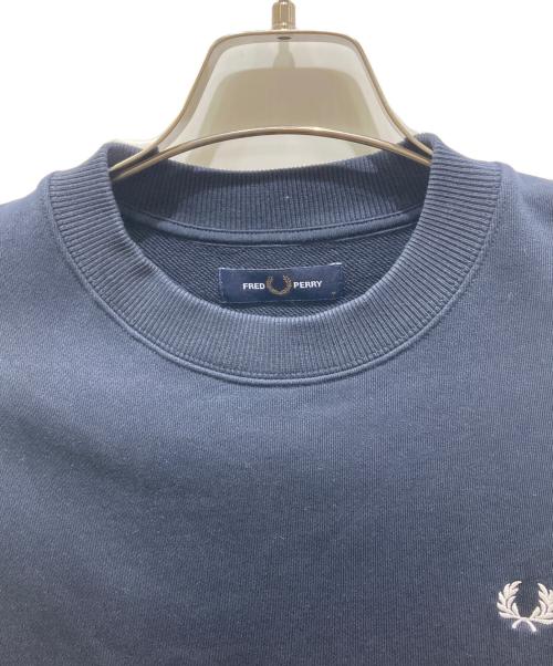 FRED PERRY（フレッドペリー）FRED PERRY (フレッドペリー) Crew Neck Sweatshirt　M7535 ネイビー サイズ:Mの古着・服飾アイテム