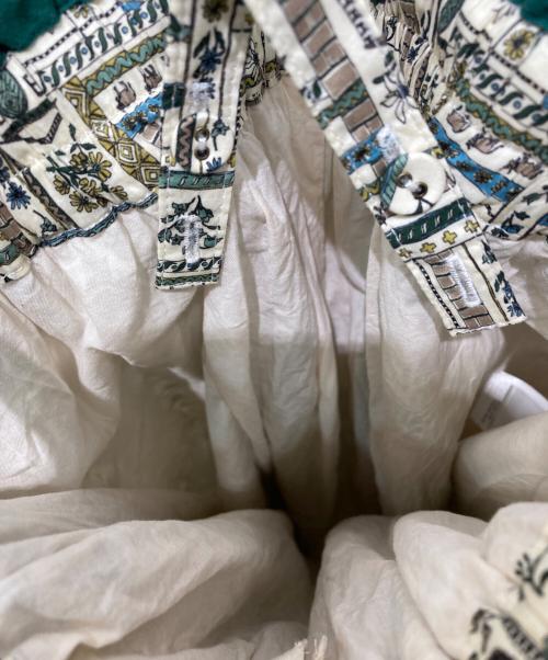 LIBERTY（リバティ）LIBERTY (リバティ) TSUHARU by samansa Mos2 (ツハル バイ サマンサモスモス) 総柄スカート　SKB-1505789 グリーン サイズ:Fの古着・服飾アイテム