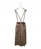 LIBERTY×TSUHARU by samansa Mos2リバティ×ツハル バイ サマンサモスモス）の古着「総柄スカート　SKB-1505789」｜ベージュ