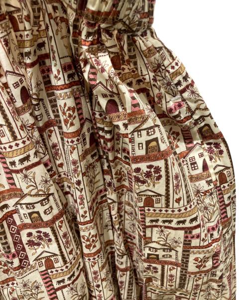 LIBERTY（リバティ）LIBERTY (リバティ) TSUHARU by samansa Mos2 (ツハル バイ サマンサモスモス) 総柄スカート　SKB-1505789 ベージュ サイズ:Fの古着・服飾アイテム