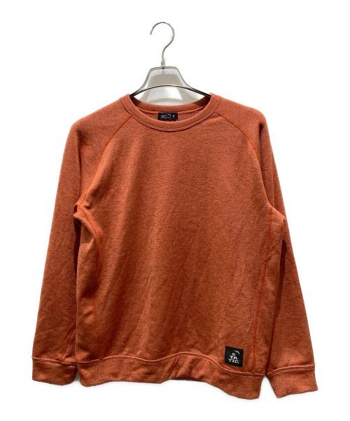 STATIC（スタティック）STATIC (スタティック) クルーネックスウェット オレンジ サイズ:Sの古着・服飾アイテム