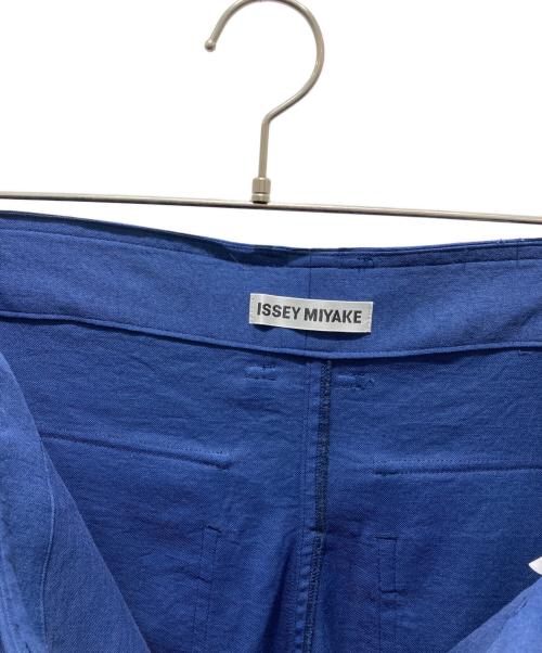 ISSEY MIYAKE（イッセイミヤケ）ISSEY MIYAKE (イッセイミヤケ) デザインパンツ　IM92FF509 ネイビー サイズ:2の古着・服飾アイテム