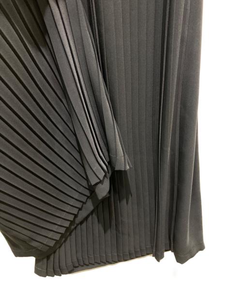 MM6 Maison Margiela（エムエムシックスメゾンマルジェラ）MM6 Maison Margiela (エムエムシックスメゾンマルジェラ) プリーツワイドパンツ　S52KA0128 ブラック サイズ:38の古着・服飾アイテム