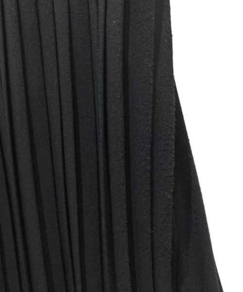 MM6 Maison Margiela（エムエムシックスメゾンマルジェラ）MM6 Maison Margiela (エムエムシックスメゾンマルジェラ) プリーツワイドパンツ　S52KA0128 ブラック サイズ:38の古着・服飾アイテム