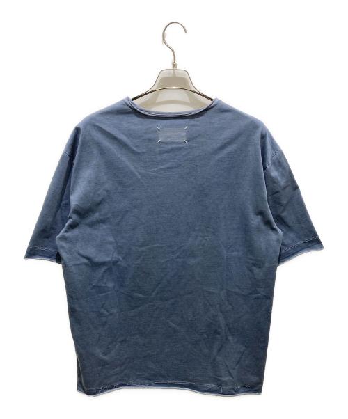 Maison Margiela（メゾンマルジェラ）Maison Margiela (メゾンマルジェラ) Oversized cut-off T-shirt　S50GC0668　22SS ブルー サイズ:XSの古着・服飾アイテム