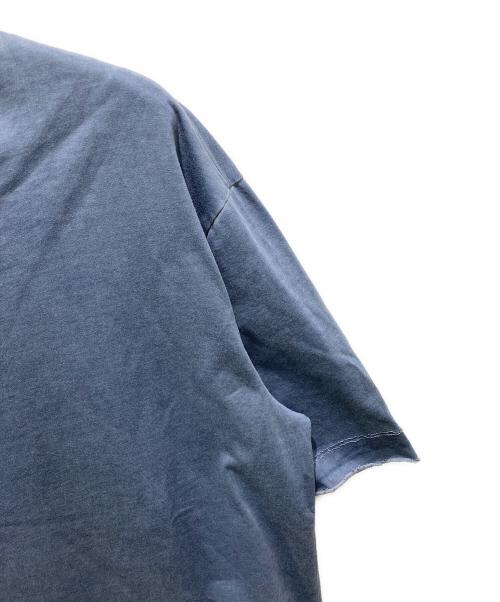 Maison Margiela（メゾンマルジェラ）Maison Margiela (メゾンマルジェラ) Oversized cut-off T-shirt　S50GC0668　22SS ブルー サイズ:XSの古着・服飾アイテム