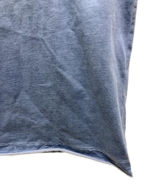 Maison Margiela（メゾンマルジェラ）Maison Margiela (メゾンマルジェラ) Oversized cut-off T-shirt　S50GC0668　22SS ブルー サイズ:XSの古着・服飾アイテム