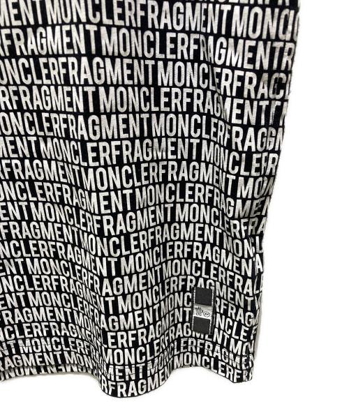 MONCLER GENIUS（モンクレール ジーニアス）MONCLER GENIUS (モンクレール ジーニアス) FRAGMENT DESIGN (フラグメントデザイン) maglia t-shirt　E109U8000650 ブラック×ホワイト サイズ:Mの古着・服飾アイテム