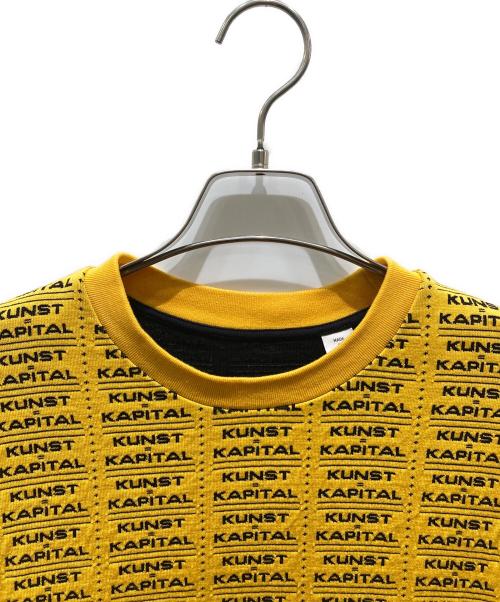 OAMC（オーエーエムシー）OAMC (オーエーエムシー) KUNST KAPITAL KNIT T-SHIRT イエロー サイズ:Mの古着・服飾アイテム