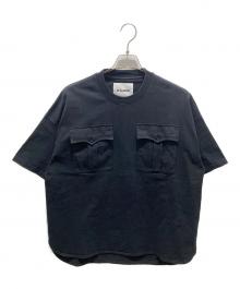 JIL SANDER（ジルサンダー）の古着「POCKET DETAIL TEE　JSMR707012」｜ブラック