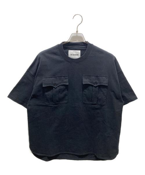 JIL SANDER（ジルサンダー）JIL SANDER (ジルサンダー) POCKET DETAIL TEE　JSMR707012 ブラック サイズ:Sの古着・服飾アイテム