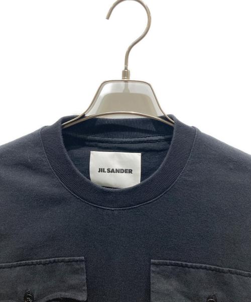 JIL SANDER（ジルサンダー）JIL SANDER (ジルサンダー) POCKET DETAIL TEE　JSMR707012 ブラック サイズ:Sの古着・服飾アイテム