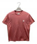 WOO YOUNG MIウーヨンミ）の古着「ロゴ刺繍プリントTシャツ」｜ピンク