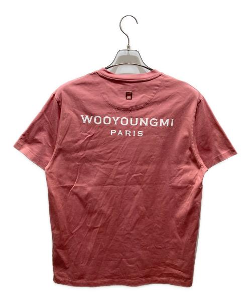 WOO YOUNG MI（ウーヨンミ）WOO YOUNG MI (ウーヨンミ) ロゴ刺繍プリントTシャツ ピンク サイズ:44の古着・服飾アイテム