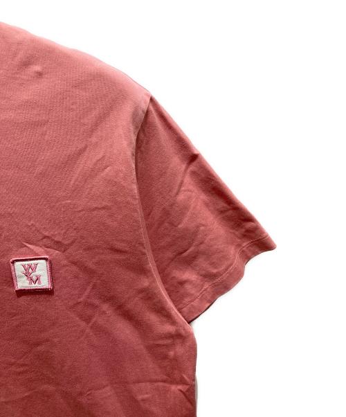 WOO YOUNG MI（ウーヨンミ）WOO YOUNG MI (ウーヨンミ) ロゴ刺繍プリントTシャツ ピンク サイズ:44の古着・服飾アイテム