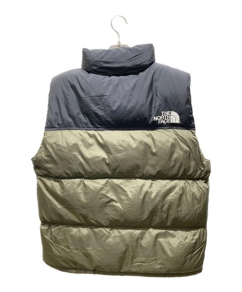 THE NORTH FACE（ザ ノース フェイス）THE NORTH FACE (ザ ノース フェイス) Nuptse Vest　ヌプシベスト オリーブ サイズ:Lの古着・服飾アイテム