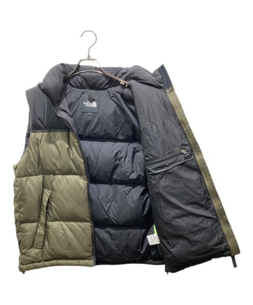 THE NORTH FACE（ザ ノース フェイス）THE NORTH FACE (ザ ノース フェイス) Nuptse Vest　ヌプシベスト オリーブ サイズ:Lの古着・服飾アイテム