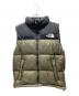 THE NORTH FACE（ザ ノース フェイス）の古着「Nuptse Vest　ヌプシベスト」｜オリーブ