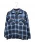 PENDLETON（ペンドルトン）の古着「Open Collar Shirt」｜ブルー