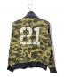 A BATHING APE (ア ベイシング エイプ) SOCCER 1ST CAMO ZIP SWEAT カーキ サイズ:Ⅼ：10000円