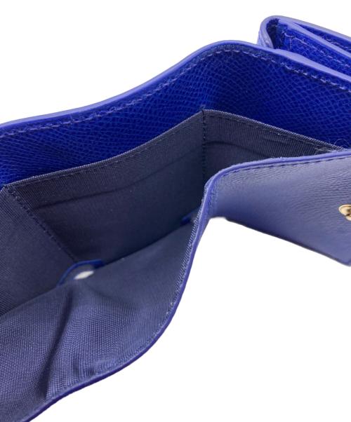 Salvatore Ferragamo（サルヴァトーレ フェラガモ）Salvatore Ferragamo (サルヴァトーレ フェラガモ) 3つ折り財布　JL-22 D951 ブルーの古着・服飾アイテム