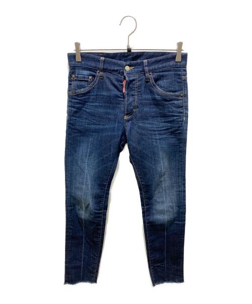 DSQUARED2（ディースクエアード）DSQUARED2 (ディースクエアード) skinny dan jeans　S71LB0423　18SS インディゴ サイズ:42の古着・服飾アイテム