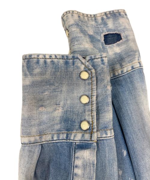 DSQUARED2（ディースクエアード）DSQUARED2 (ディースクエアード) Classic Western Shirt　S74DM0225　19SS インディゴ サイズ:42の古着・服飾アイテム
