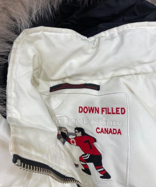 MOOSE KNUCKLES（ムース ナックルズ）MOOSE KNUCKLES (ムース ナックルズ) ダウンジャケット ホワイト サイズ:記載無しの為実寸参照の古着・服飾アイテム