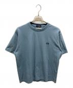 FRED PERRYフレッドペリー）の古着「刺繍ロゴTシャツ」｜ブルー
