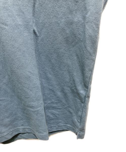 FRED PERRY（フレッドペリー）FRED PERRY (フレッドペリー) 刺繍ロゴTシャツ ブルー サイズ:XLの古着・服飾アイテム