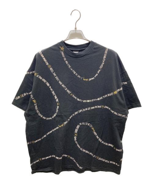 stussy（ステューシー）stussy (ステューシー) プリントTシャツ　00's ブラック サイズ:XXLの古着・服飾アイテム