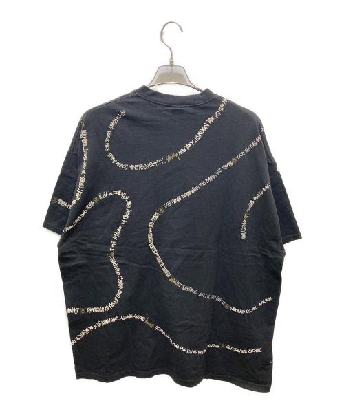 stussy（ステューシー）stussy (ステューシー) プリントTシャツ　00's ブラック サイズ:XXLの古着・服飾アイテム