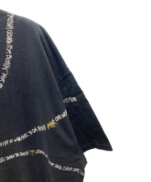 stussy（ステューシー）stussy (ステューシー) プリントTシャツ　00's ブラック サイズ:XXLの古着・服飾アイテム