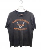 HARLEY-DAVIDSONハーレーダビッドソン）の古着「プリントカットソー」｜ブラック