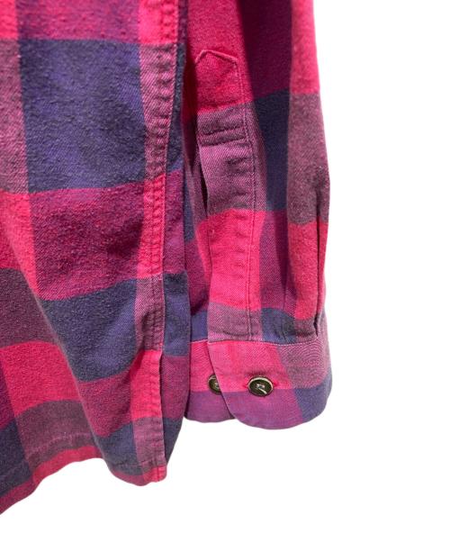 ISSEY MIYAKE COTTON LABEL（イッセイミヤケ コットンレーベル）ISSEY MIYAKE COTTON LABEL (イッセイミヤケ コットンレーベル) チェックシャツ パープル サイズ:記載無しの為実寸参照の古着・服飾アイテム