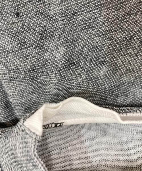 STONE ISLAND（ストーンアイランド）STONE ISLAND (ストーンアイランド) リネン混半袖Tシャツ　STONE ISLAND COMPACT グレー サイズ:Lの古着・服飾アイテム