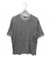 STONE ISLAND（ストーンアイランド）の古着「リネン混半袖Tシャツ　STONE ISLAND COMPACT」｜グレー