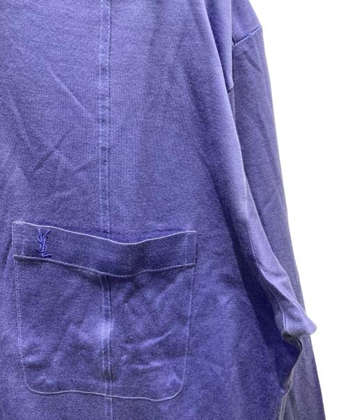 Yves Saint Laurent（イヴサンローラン）Yves Saint Laurent (イヴサンローラン) ポロシャツ パープル サイズ:Mの古着・服飾アイテム