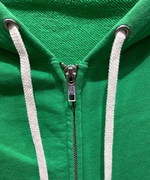 MSML（エムエスエムエル）MSML (エムエスエムエル) GRAPHIC ZIP HOODIE グリーン サイズ:Mの古着・服飾アイテム