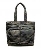 PORTERポーター）の古着「迷彩タンカートートバッグ」｜カーキ